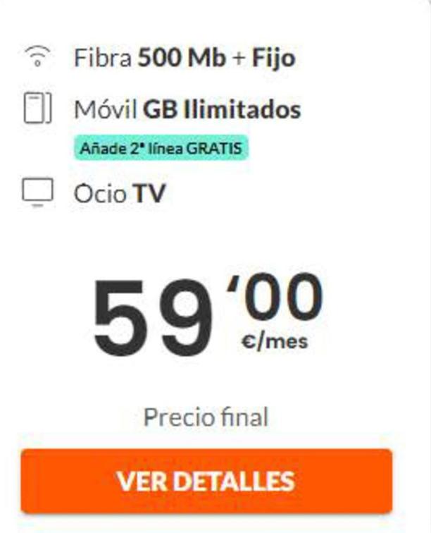Oferta de Tarifas internet por 59€ en Euskaltel
