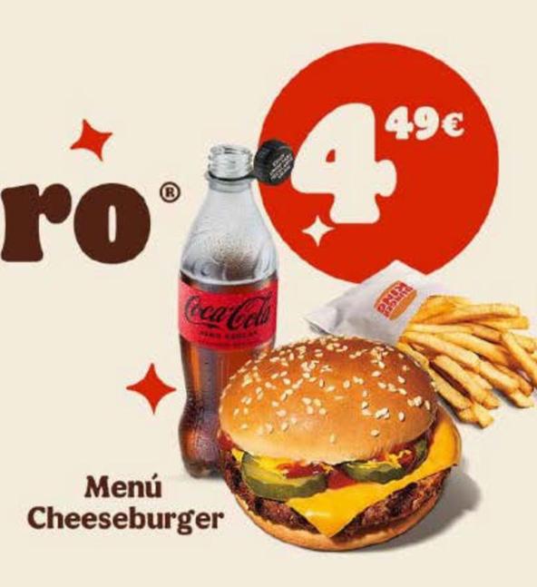 Oferta de  por 8,49€ en Burger King