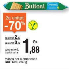 Oferta de Buitoni - Massa Per A Empanada por 2,89€ en BonpreuEsclat