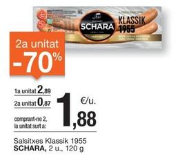 Oferta de Schara - Salsitxes Klassik 1955 por 2,89€ en BonpreuEsclat