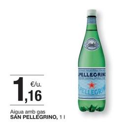 Oferta de San Pellegrino - Aigua Amb Gas por 1,16€ en BonpreuEsclat