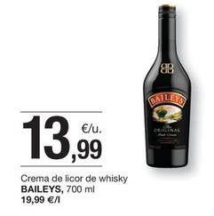 Oferta de Baileys - Crema De Licor De Whisky por 13,99€ en BonpreuEsclat