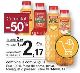 Oferta de Granini - Suc 100% Fruita De Poma por 2,89€ en BonpreuEsclat
