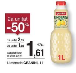 Oferta de Granini - Llimonada por 2,15€ en BonpreuEsclat