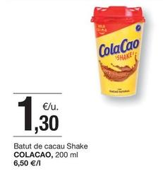 Oferta de Cola Cao - Batut De Cacau Shake por 1,3€ en BonpreuEsclat