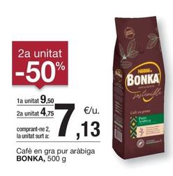 Oferta de Bonka - Cafe En Gra Pur Arabiga por 9,5€ en BonpreuEsclat