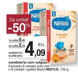Oferta de Nestlé - 8 Cereales Con Miel o 8 Cereals i Galeta Maria por 5,45€ en BonpreuEsclat