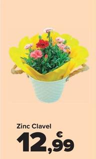 Oferta de Zinc Clavel por 12,99€ en Carrefour