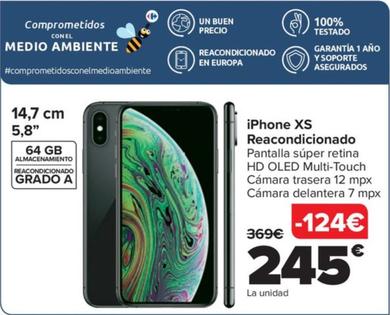 Oferta de Apple - iPhone XS  Reacondicionado por 245€ en Carrefour