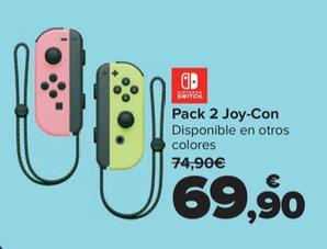 Oferta de Nintendo Switch - Pack 2 Joy-Con por 69,9€ en Carrefour