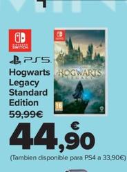 Oferta de Nintendo Switch - Hogwarts  Legacy  Standard Edition por 44,9€ en Carrefour