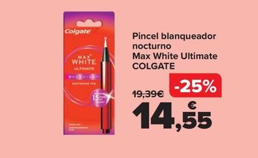 Oferta de Colgate - Pincel blanqueador nocturno  Max White Ultimate  por 14,55€ en Carrefour