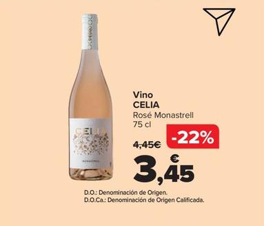 Oferta de Celia - Vino   por 3,45€ en Carrefour
