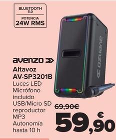 Oferta de Avenzo - Altavoz AV-SP3201B por 59,9€ en Carrefour