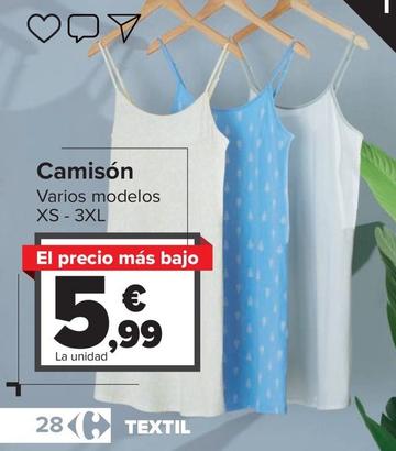 Oferta de Camisón por 5,99€ en Carrefour