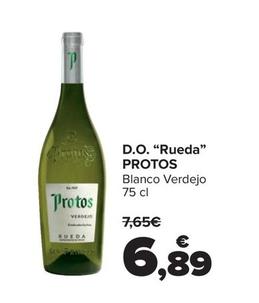 Oferta de Protos - D.O. “Rueda" por 6,89€ en Carrefour