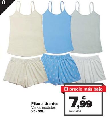 Oferta de Pijama Tirantes por 7,99€ en Carrefour
