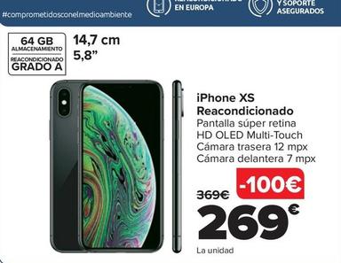 Oferta de Apple - iPhone XS  Reacondicionado por 269€ en Carrefour