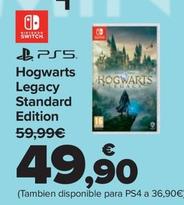 Oferta de Nintendo Switch - Hogwarts  Legacy  Standard Edition por 49,9€ en Carrefour