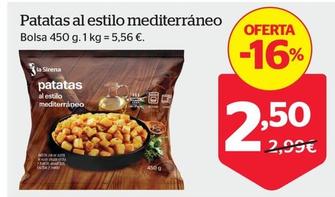 Oferta de Patatas Al Estilo Mediterráneo por 2,5€ en La Sirena