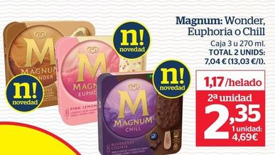 Oferta de Magnum - Wonder , Euphoria O Chill por 4,69€ en La Sirena