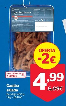 Oferta de De Langostino Vannamei Cocido Grande Asc (30-45 U/caja) por 5,99€ en La Sirena