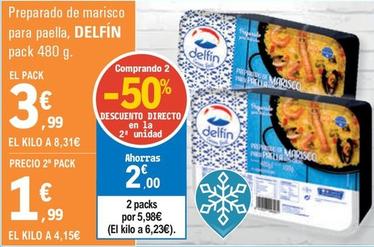 Oferta de Delfín - Preparado De Marisco Para Paella por 3,99€ en E.Leclerc