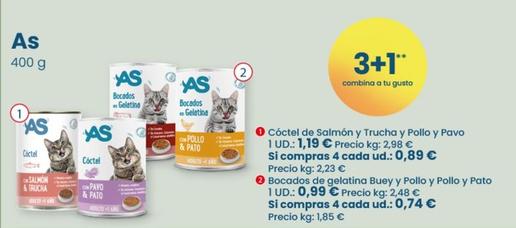 Oferta de Comida para gatos por 0,89€ en Clarel