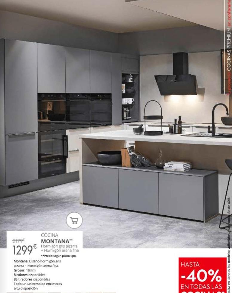 Oferta de Muebles de cocina por 1299€ en Conforama