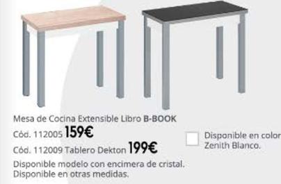 Oferta de Mesa De Cocina Extensible Libro B-book por 199€ en Conforama