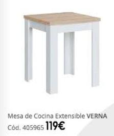 Oferta de Verna - Mesa De Cocina Extensible por 119€ en Conforama