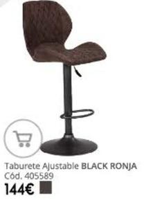 Oferta de Taburete Ajustable Black Ronja por 144€ en Conforama