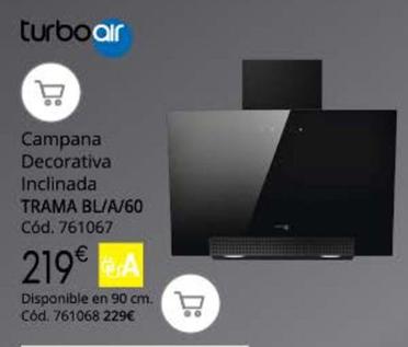 Oferta de Turboair - Campana Decorativa Inclinada por 219€ en Conforama