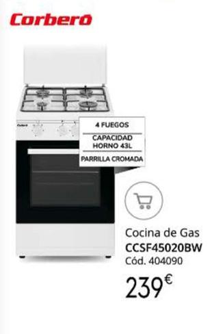 Oferta de Corberó - Cocina De Gas por 239€ en Conforama