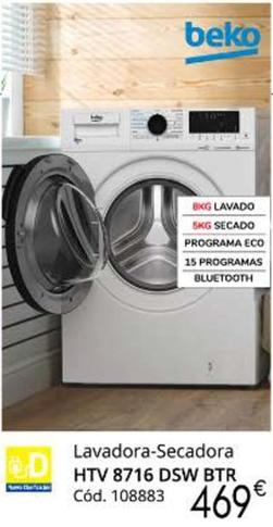 Oferta de Beko - Lavadora-secadora por 469€ en Conforama