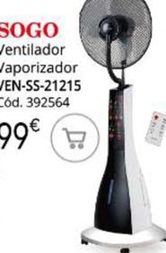 Oferta de Sogo - Ventilador Vaporizador por 99€ en Conforama