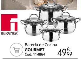 Oferta de Bergner - Batería De Cocina por 49,99€ en Conforama