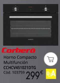 Oferta de Corberó - Horno Compacto Multifunción por 299€ en Conforama