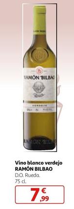 Oferta de Ramón Bilbao - Vino Blanco Verdejo por 7,99€ en Alcampo