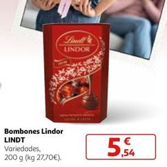Oferta de Lindt - Bombones Lindor por 5,54€ en Alcampo