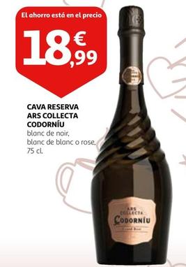Oferta de Codorniu - Cava Reserva Ars Collecta por 18,99€ en Alcampo