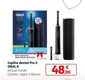 Oferta de Oral B - Cepillo Dental Pro 3 por 48,9€ en Alcampo