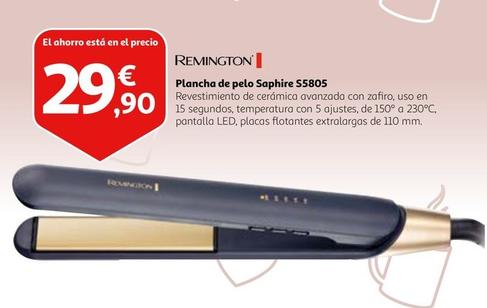 Oferta de Remington - Plancha De Pelo Saphire SS80S por 29,9€ en Alcampo