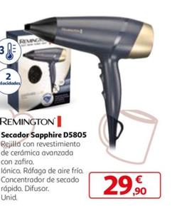 Oferta de Remington - Secador Sapphire D5805 por 29,9€ en Alcampo