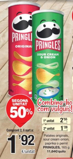 Oferta de Patatas chips por 2,55€ en SPAR Fragadis