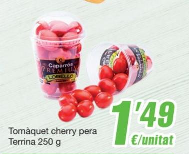 Oferta de Caparros - Tomàquet Cherry Pera por 1,49€ en SPAR Fragadis