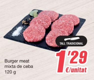 Oferta de Spar - Burger Meat Mixta De Ceba por 1,29€ en SPAR Fragadis