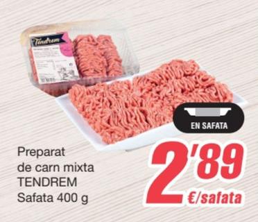 Oferta de Tendrem - Preparat De Carn Mixta por 2,89€ en SPAR Fragadis