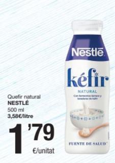 Oferta de Nestlé - Quefir Natural por 1,79€ en SPAR Fragadis