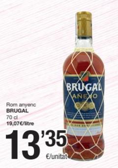 Oferta de Brugal - Rom Anyenc por 13,35€ en SPAR Fragadis